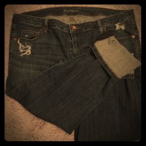 Frayed Boyfriend Jeans